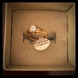 New Diamond Gold Filled Ring